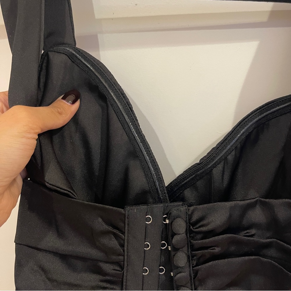 Danielle Guizio Black Cutout Mini Dress - Picture 5 of 10